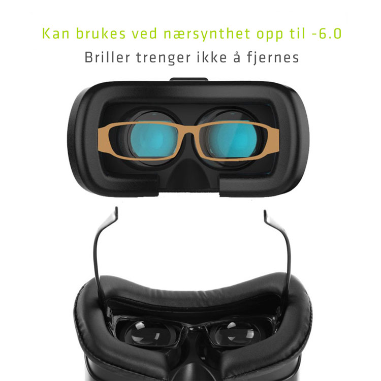 VR Briller for nærsynte